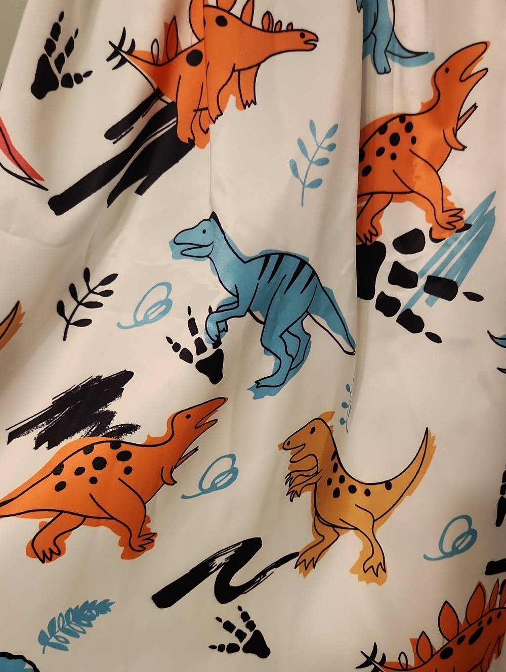 Black Bodice Womens Novelty Dress Dinosaur Print Skirt - Dress Lily- Dressfo - Picture 7 of 10